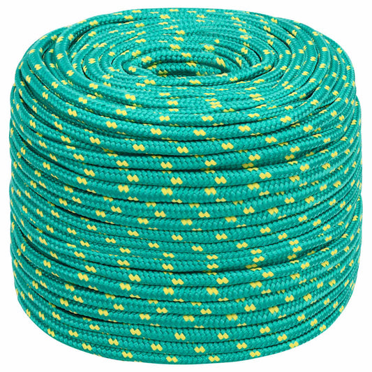 Boat Rope Green 8 mm 250 m Polypropylene