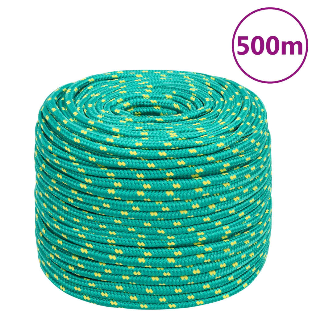 Boat Rope Green 8 mm 500 m Polypropylene