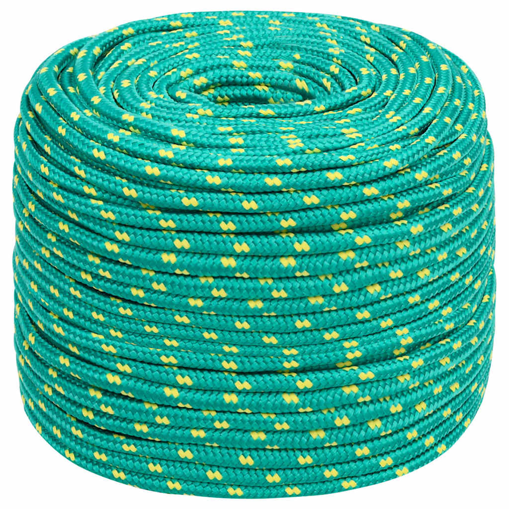 Boat Rope Green 10 mm 250 m Polypropylene