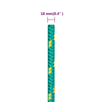 Boat Rope Green 10 mm 250 m Polypropylene