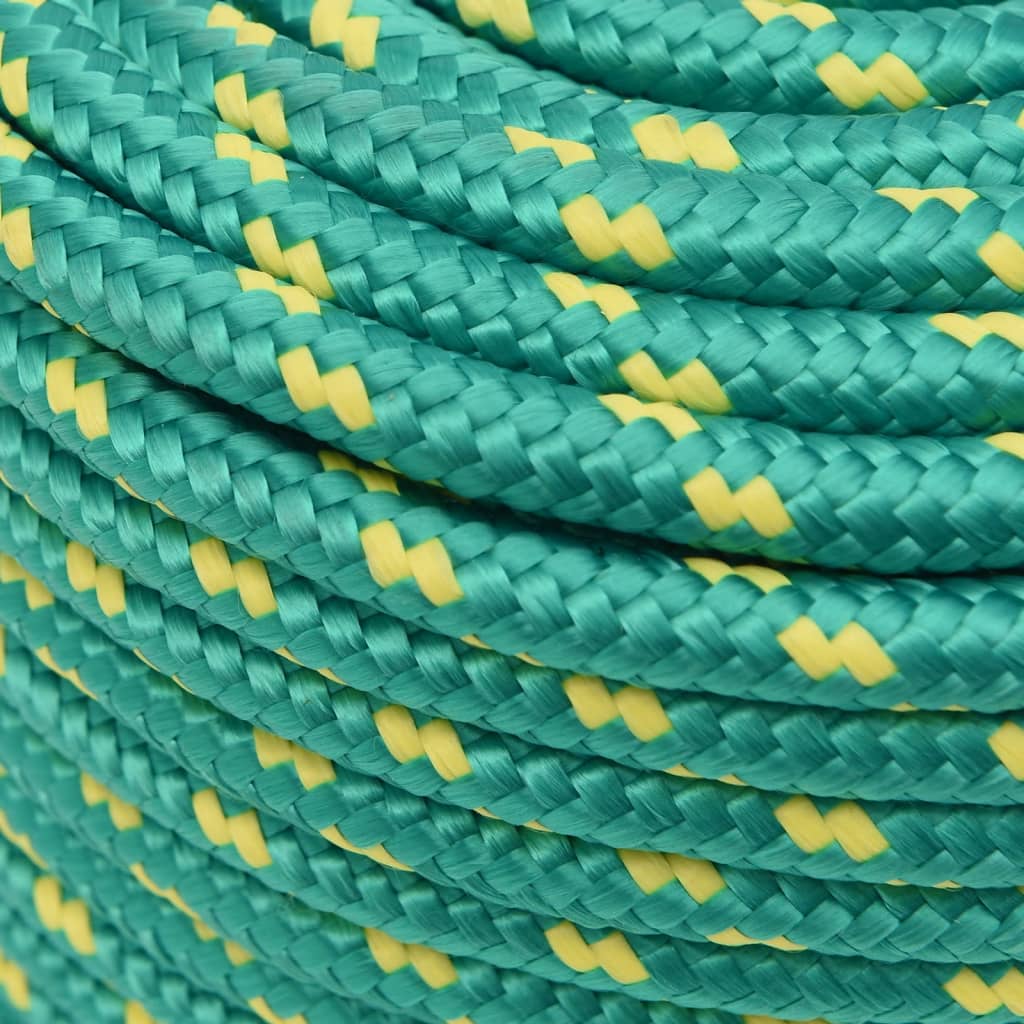 Boat Rope Green 12 mm 100 m Polypropylene