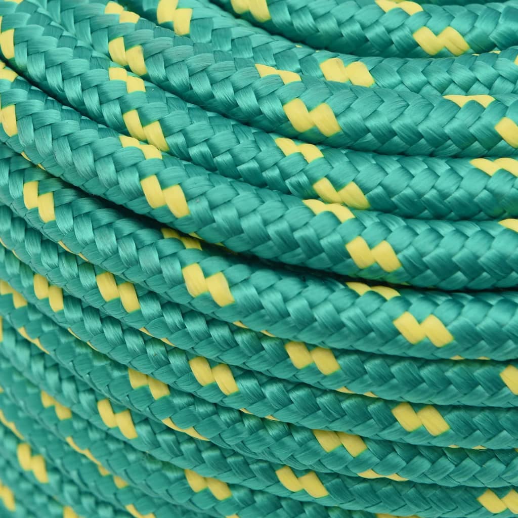 Boat Rope Green 12 mm 250 m Polypropylene
