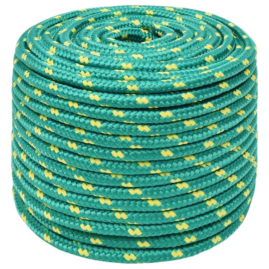 Boat Rope Green 14 mm 25 m Polypropylene