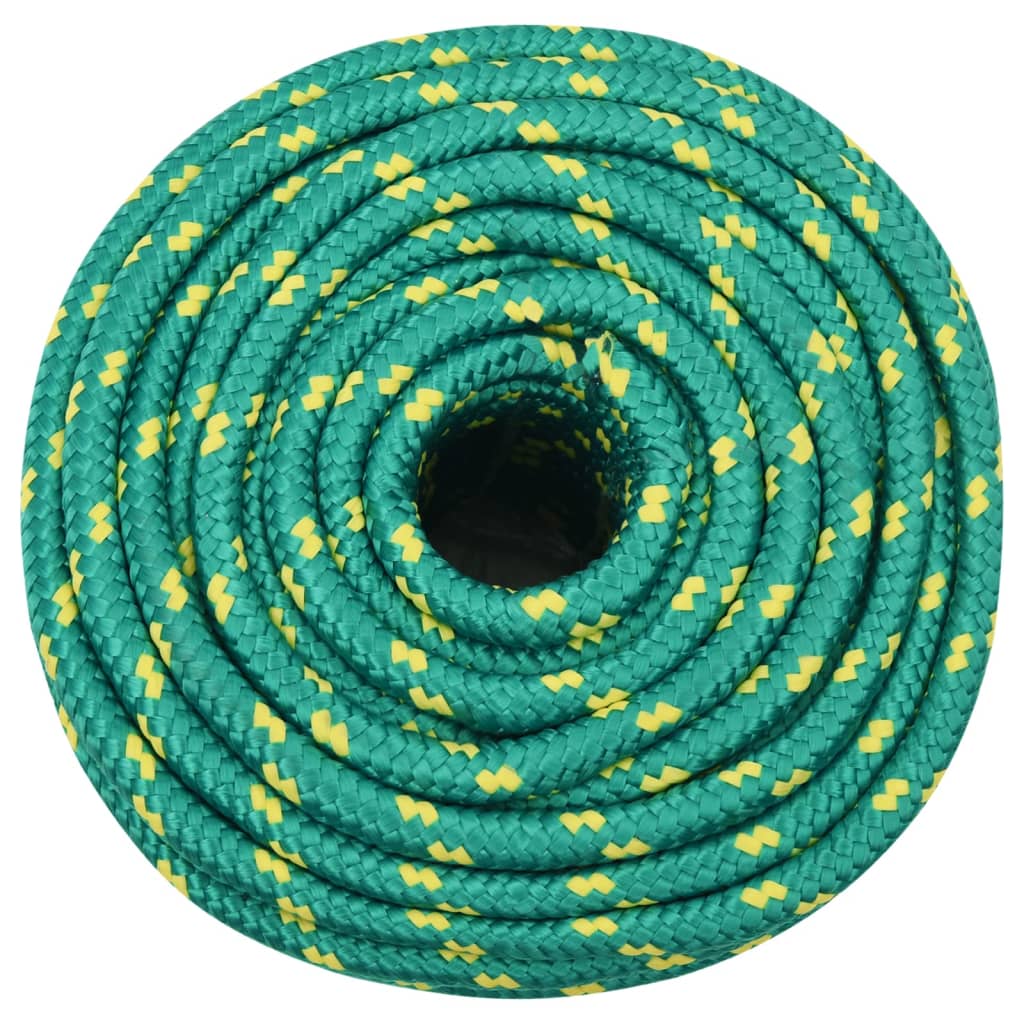Boat Rope Green 14 mm 25 m Polypropylene