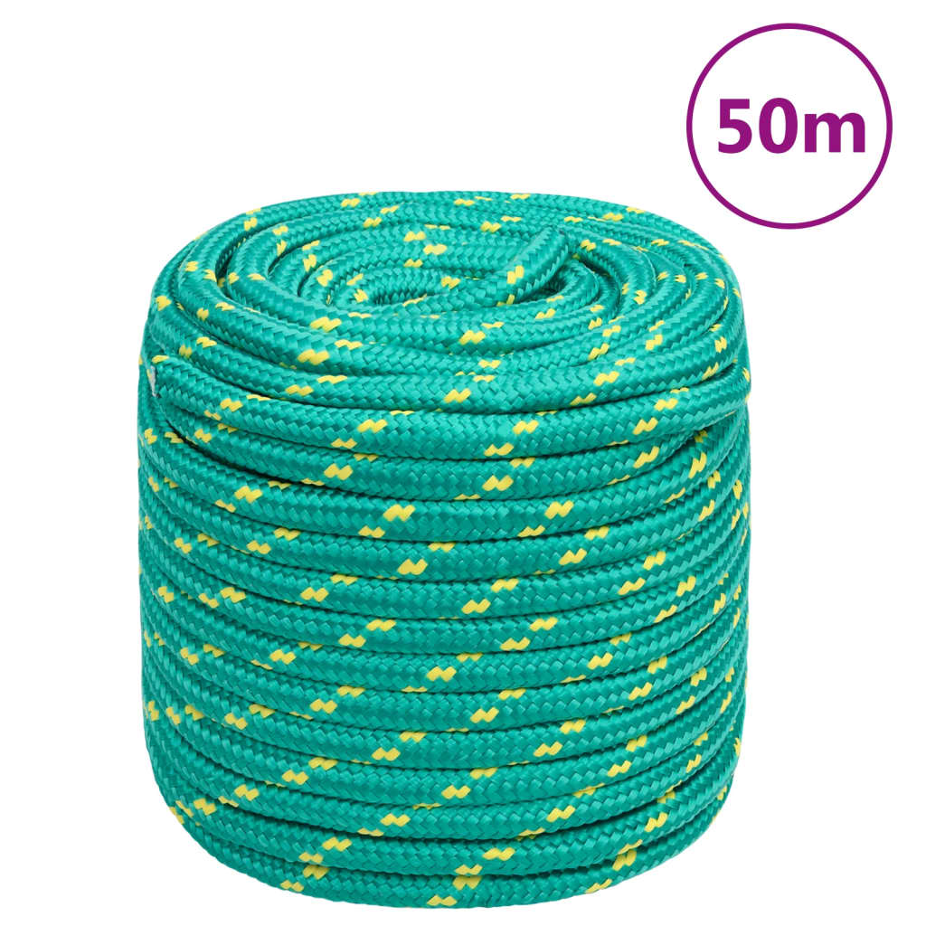 Boat Rope Green 16 mm 50 m Polypropylene