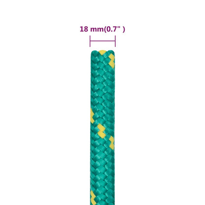 Boat Rope Green 18 mm 50 m Polypropylene
