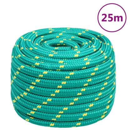 Boat Rope Green 20 mm 25 m Polypropylene