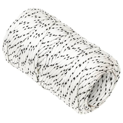 Braided Boat Rope White 2 mmx50 m Polyester