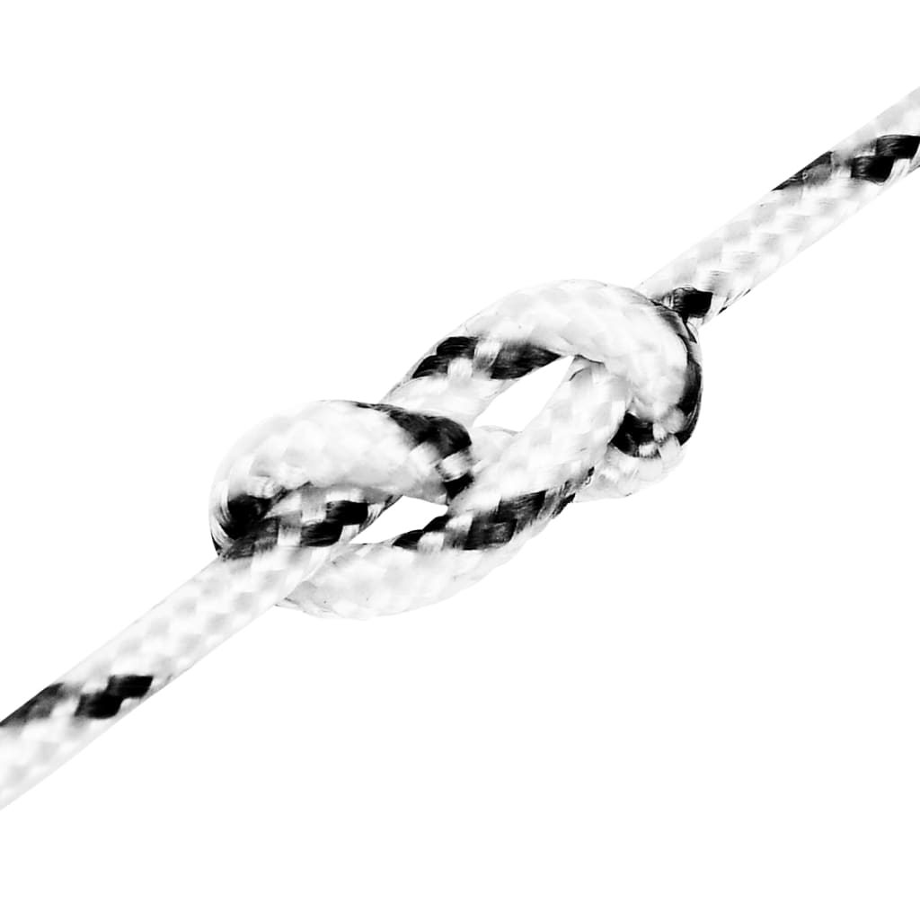 Braided Boat Rope White 4 mmx500 m Polyester