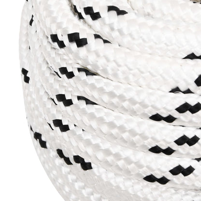 Braided Boat Rope White 16 mmx50 m Polyester