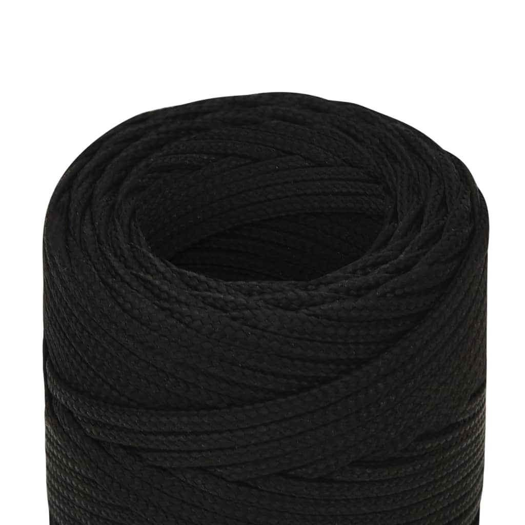 Work Rope Black 2 mm 250 m Polyester