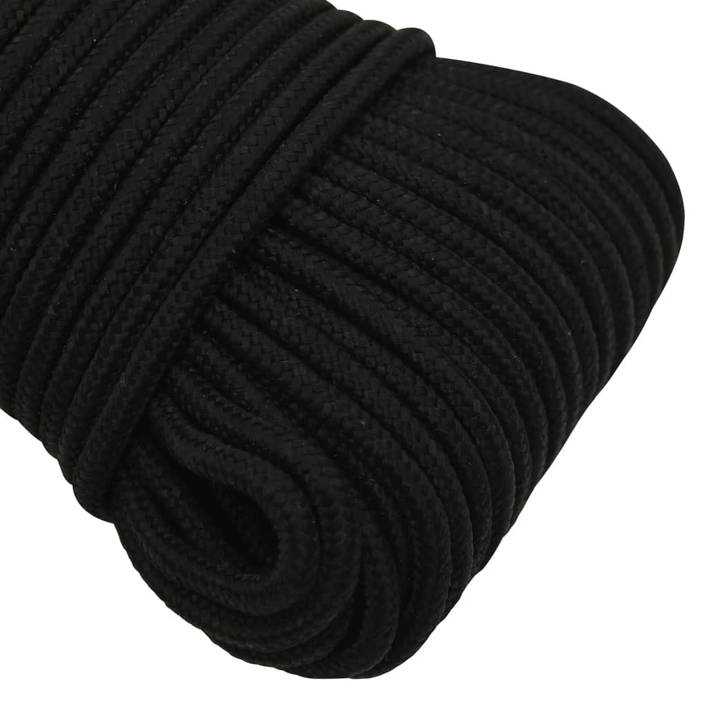 Work Rope Black 3 mm 25 m Polyester