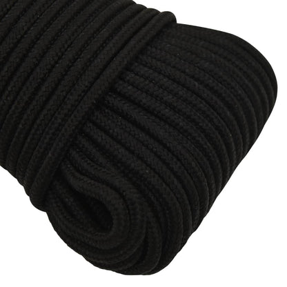Work Rope Black 3 mm 25 m Polyester