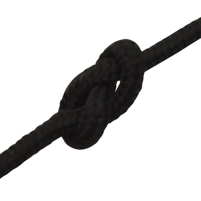 Work Rope Black 3 mm 25 m Polyester