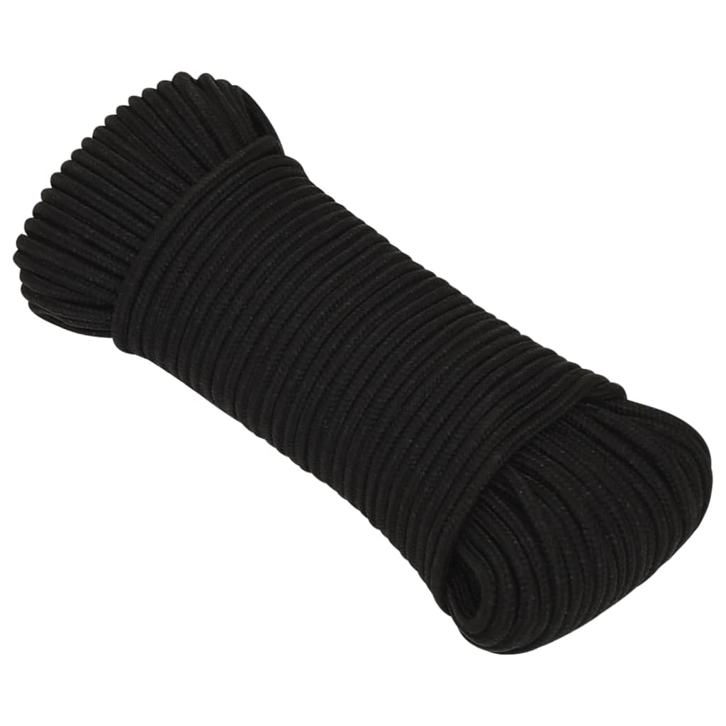 Work Rope Black 4 mm 100 m Polyester