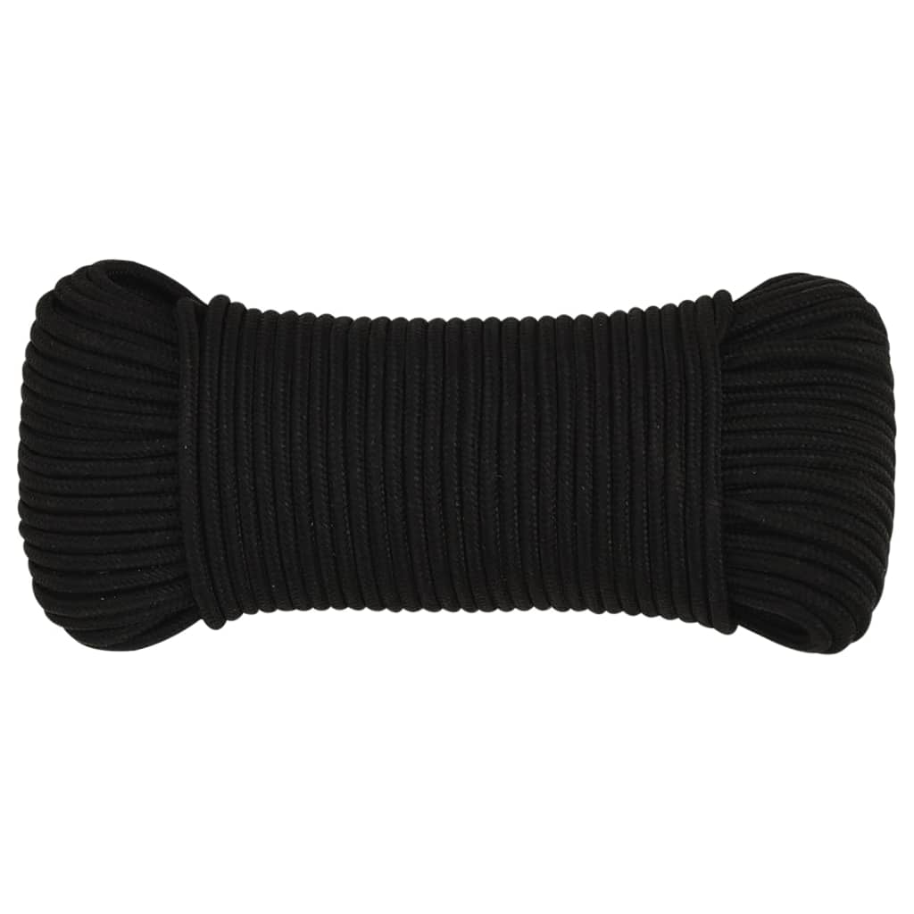 Work Rope Black 4 mm 100 m Polyester