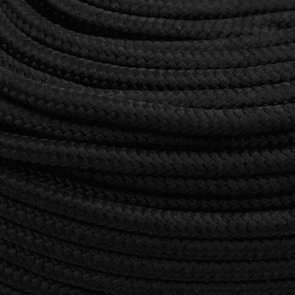 Work Rope Black 6 mm 500 m Polyester