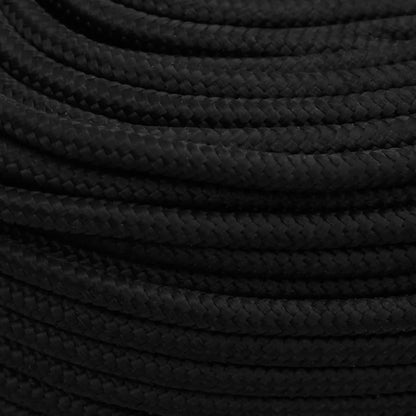 Work Rope Black 10 mm 25 m Polyester