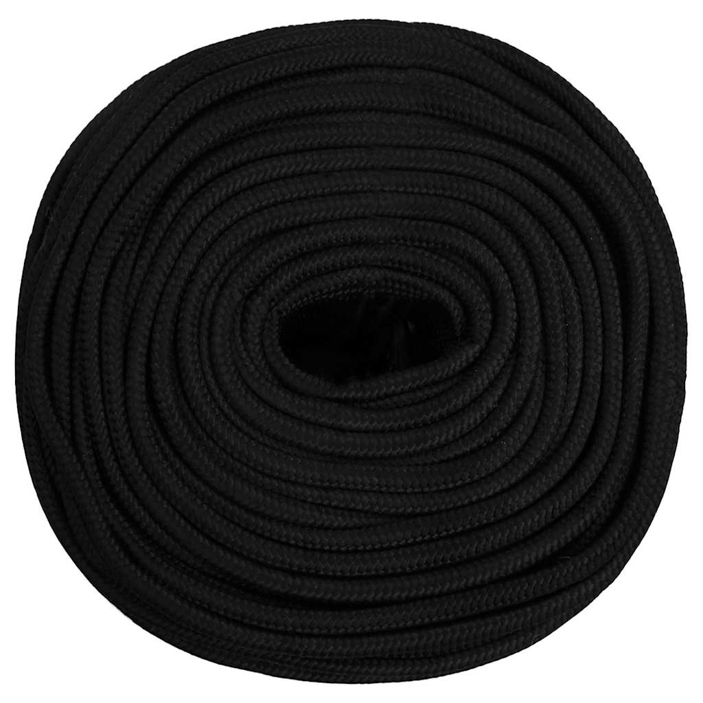 Work Rope Black 10 mm 250 m Polyester