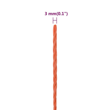 Work Rope Orange 3 mm 25 m Polypropylene