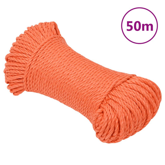 Work Rope Orange 3 mm 50 m Polypropylene