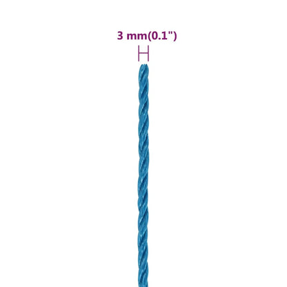 Work Rope Blue 3 mm 250 m Polypropylene