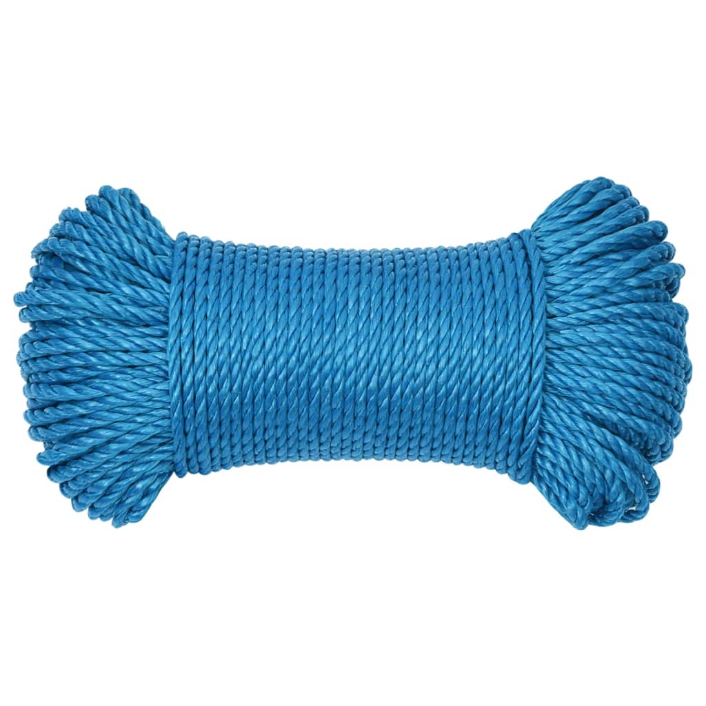 Work Rope Blue 8 mm 50 m Polypropylene