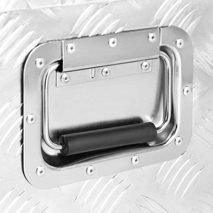 152250 vidaXL Storage Box Silver 70x31x27 cm Aluminium