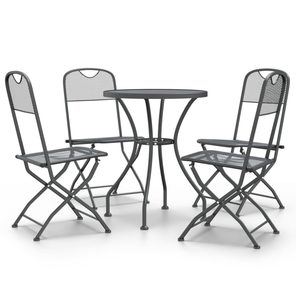 Garden Dining Set | Anthracite | Expanded metal mesh with e-coating