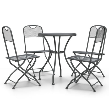 Garden Dining Set | Anthracite | Expanded metal mesh with e-coating