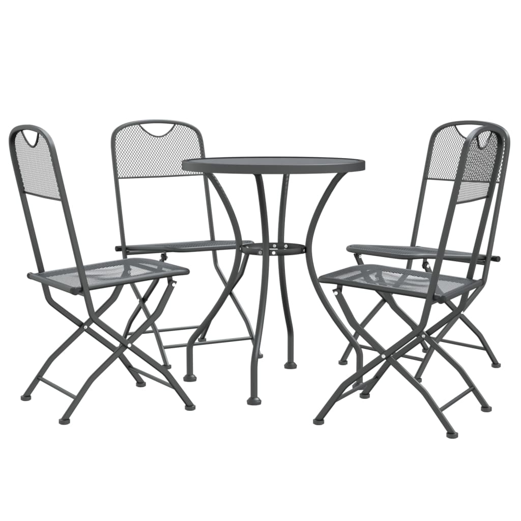 Garden Dining Set | Anthracite | Expanded metal mesh with e-coating