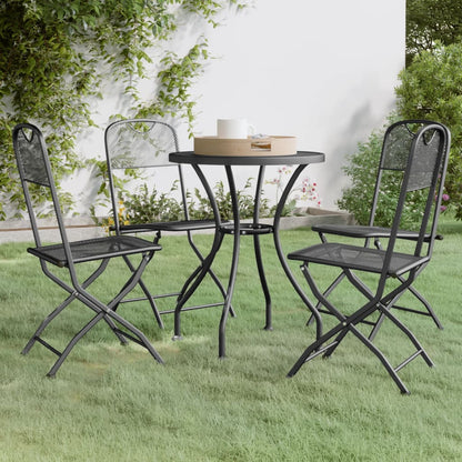 Garden Dining Set | Anthracite | Expanded metal mesh with e-coating