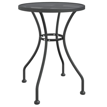Garden Dining Set | Anthracite | Expanded metal mesh | Compact | Foldable