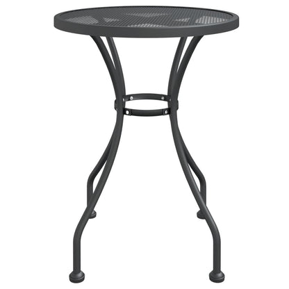 Garden Dining Set | Anthracite | Expanded metal mesh | Compact | Foldable