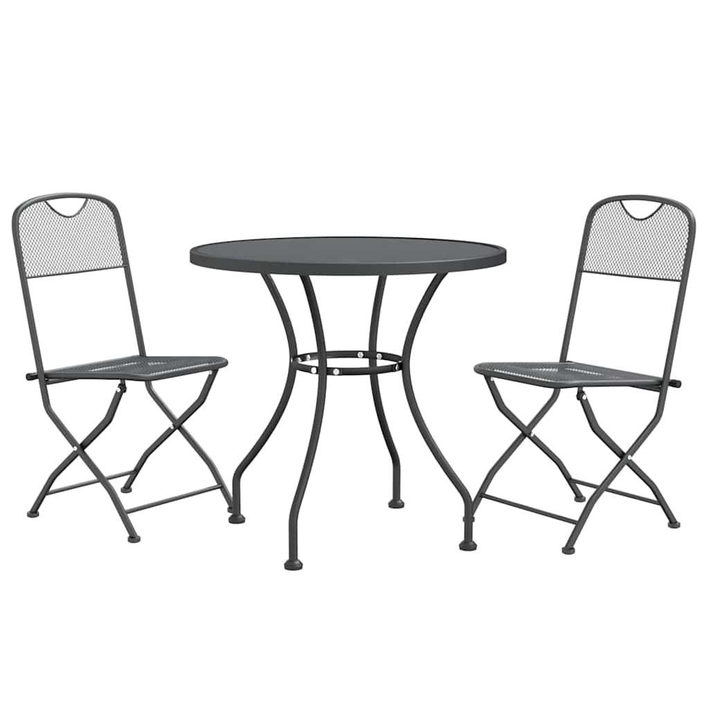 Garden Dining Set | Anthracite | Expanded metal mesh with e-coating
