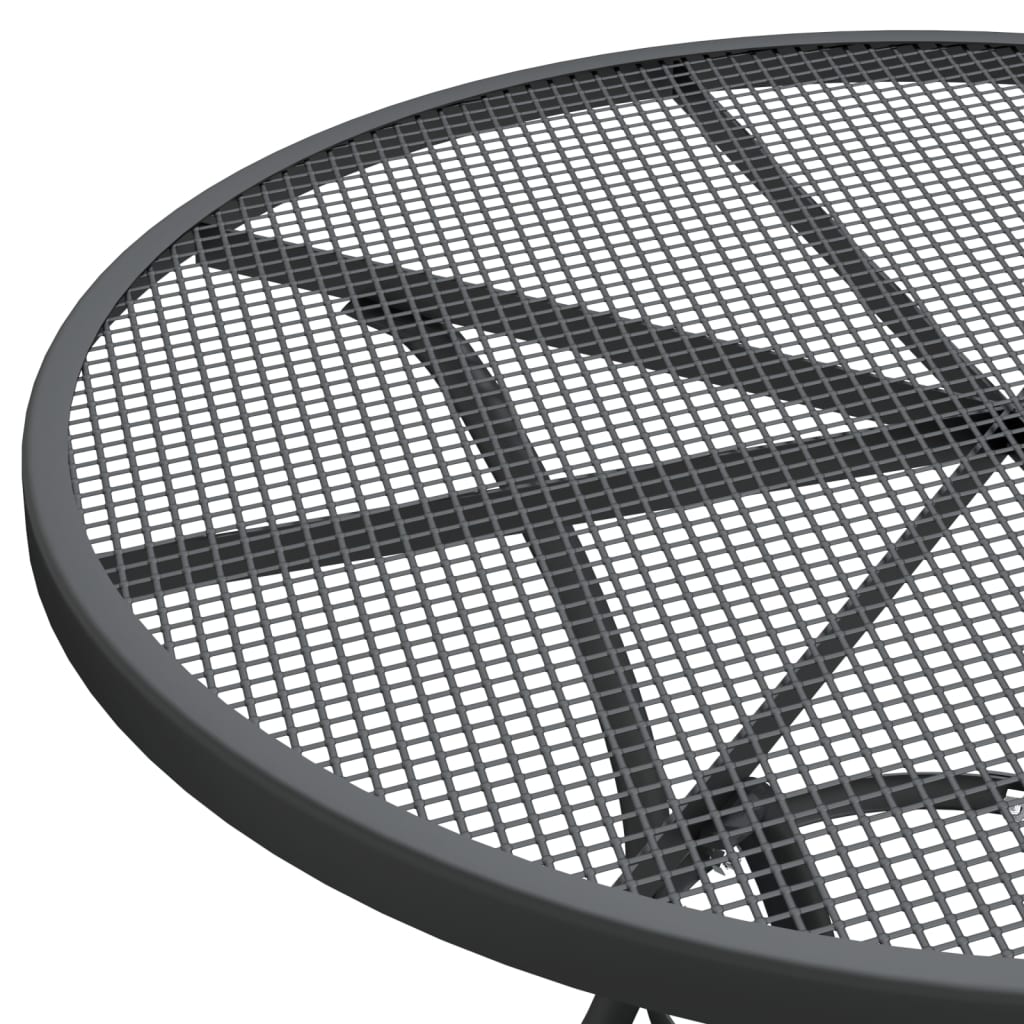 Garden Dining Set | Anthracite | Expanded metal mesh with e-coating