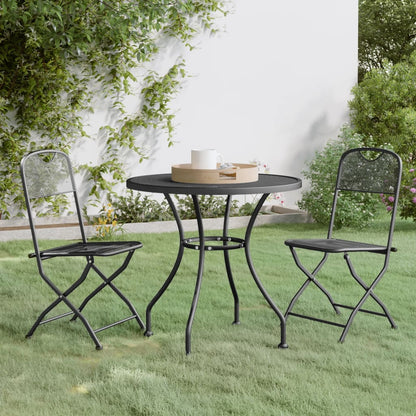 Garden Dining Set | Anthracite | Expanded metal mesh with e-coating