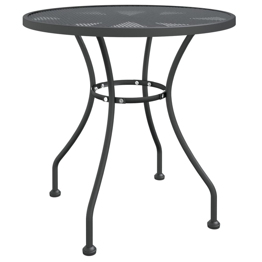 Garden Dining Set | Anthracite | Expanded metal mesh | Medium | Foldable