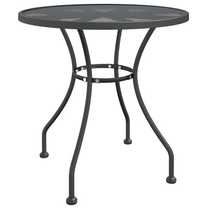 Garden Dining Set | Anthracite | Expanded metal mesh | Medium | Foldable