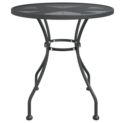 Garden Dining Set | Anthracite | Expanded metal mesh | Medium | Foldable