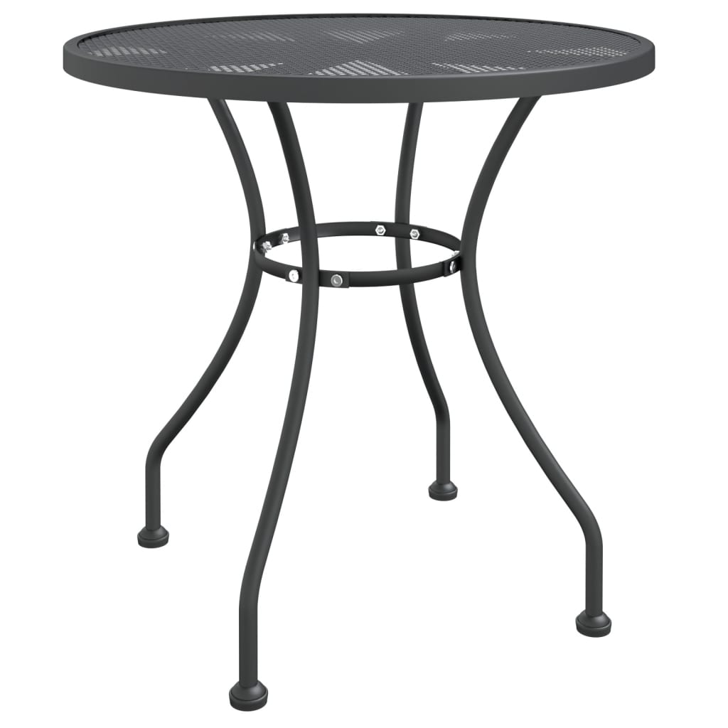 Garden Dining Set | Anthracite | Expanded metal mesh | Medium | Foldable