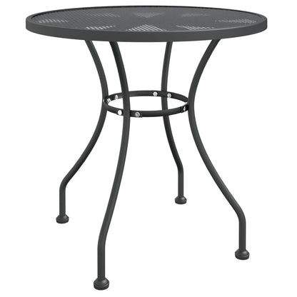 Garden Dining Set | Anthracite | Expanded metal mesh | Medium | Foldable