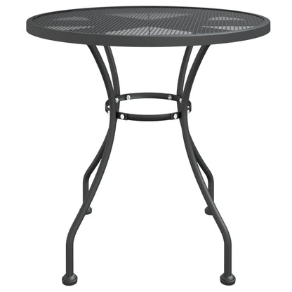 Garden Dining Set | Anthracite | Expanded metal mesh | Medium | Foldable