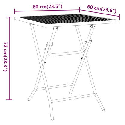 Garden Dining Set | Anthracite