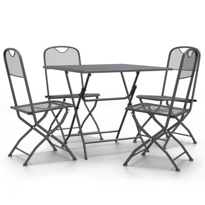 Garden Dining Set | Anthracite | Expanded metal mesh
