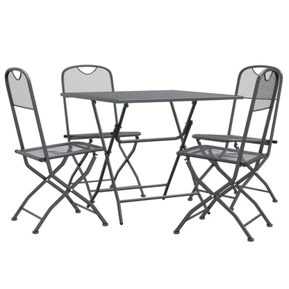 Garden Dining Set | Anthracite | Expanded metal mesh