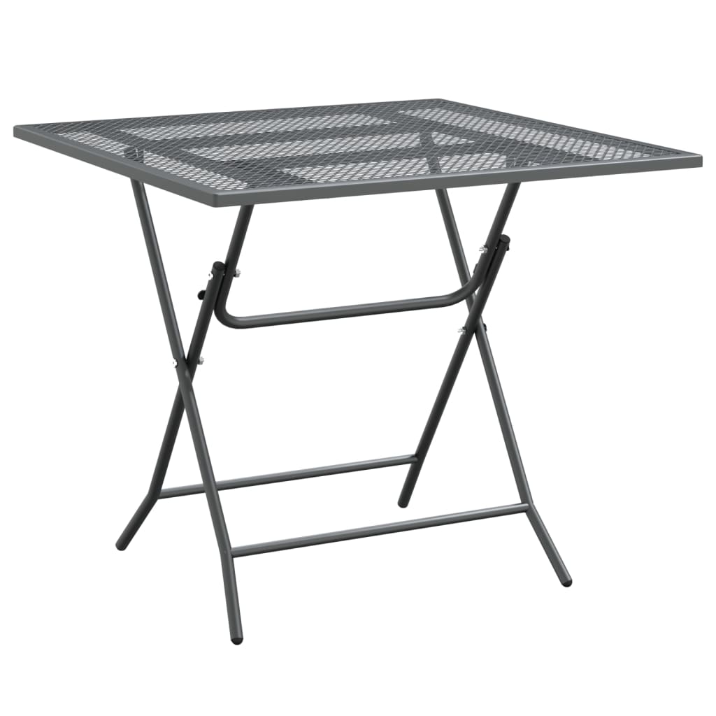 Garden Dining Set | Anthracite | Expanded metal mesh