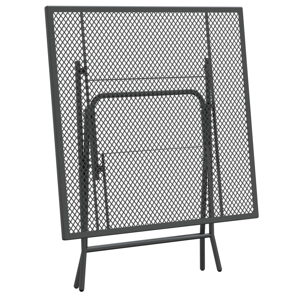 Garden Dining Set | Anthracite | Expanded metal mesh