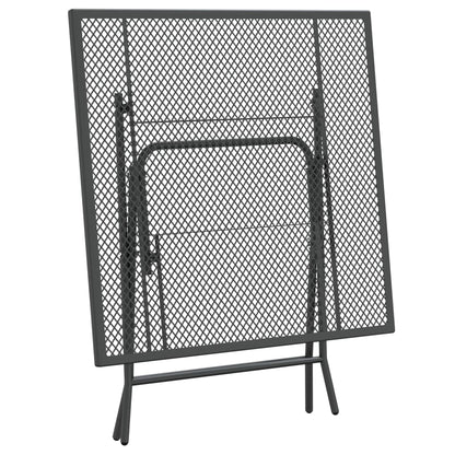 Garden Dining Set | Anthracite | Expanded metal mesh