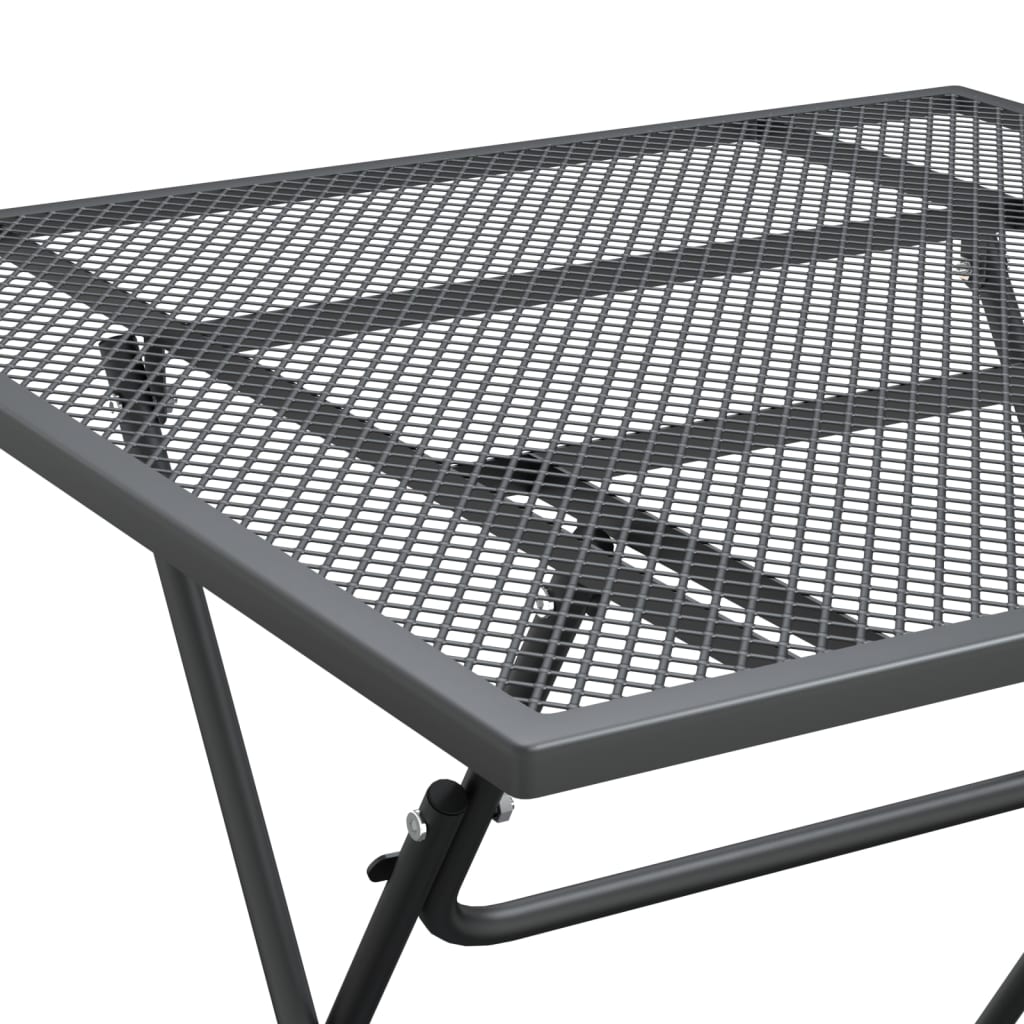 Garden Dining Set | Anthracite | Expanded metal mesh